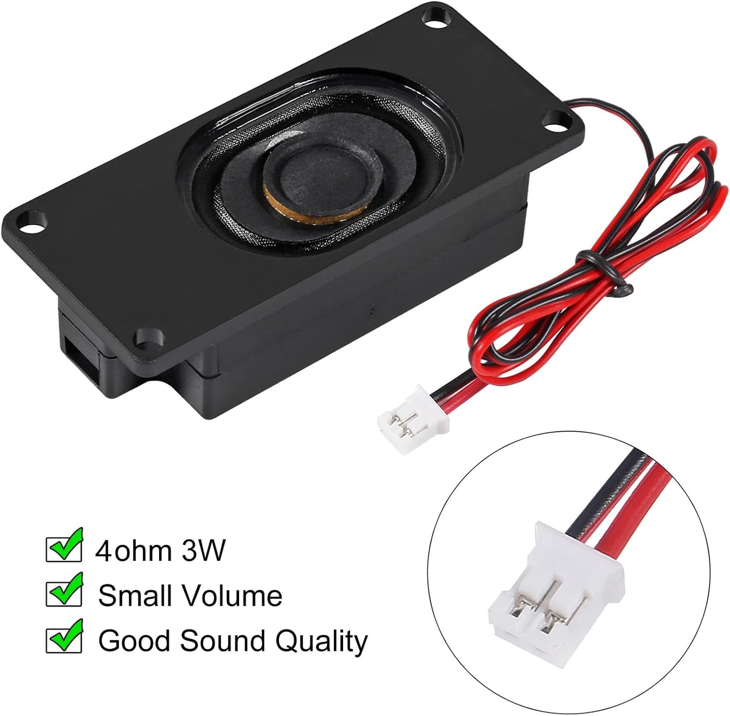 3W 4Ω Miniature Loudspeaker for Arduino - JST Interface