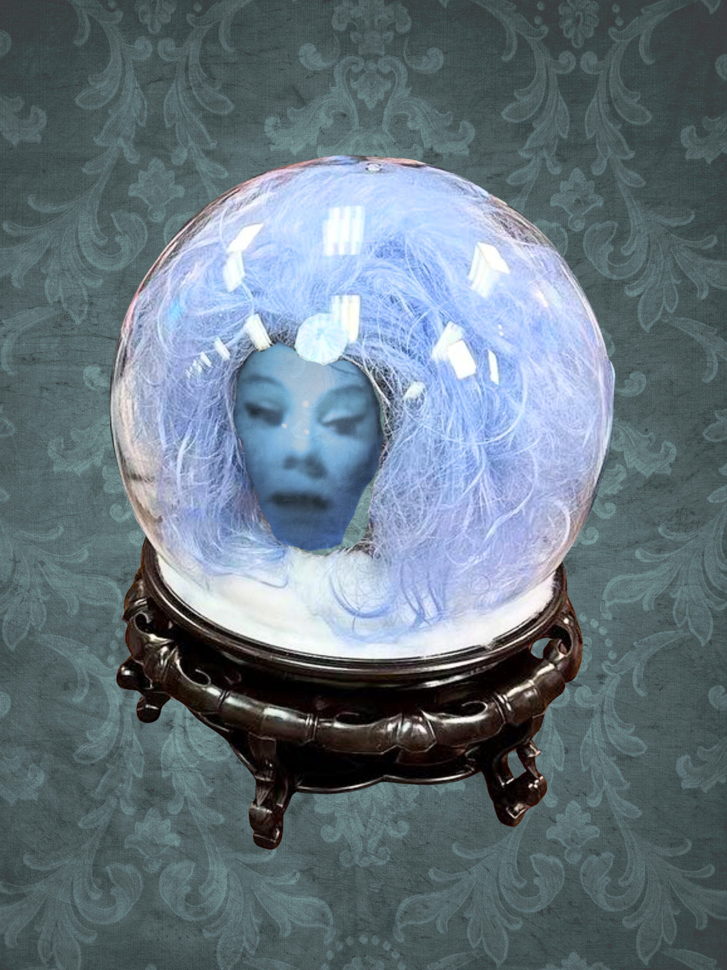 Premium Crystal Ball Talking Head Prop Kit