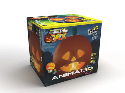 ANIMAT3D Inflatable Jabberin' Jack Talking Animated Inflatable Pumpkin
