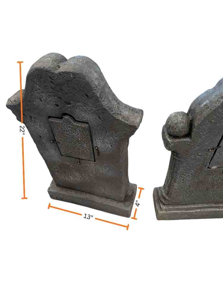 Set of Resin & Fiberglass Tombstones