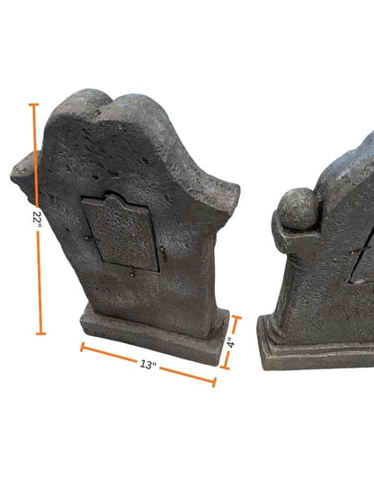 Set of Resin & Fiberglass Tombstones