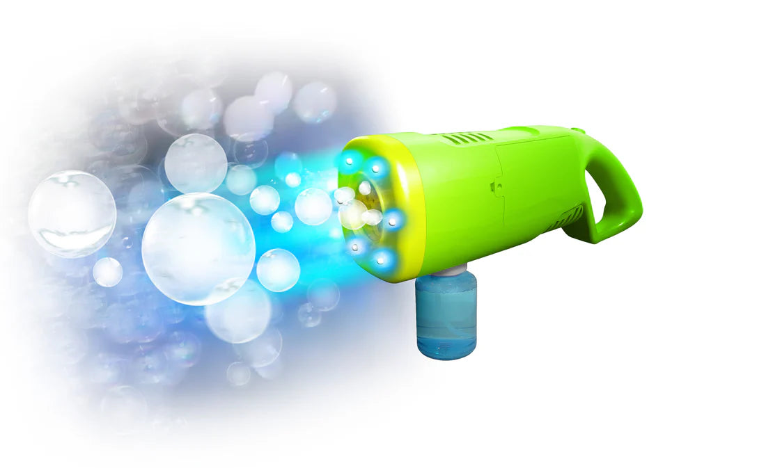 GlowFX Foggy Bubble Blaster with LED Lights Shoots FOG FILLED Bubbles