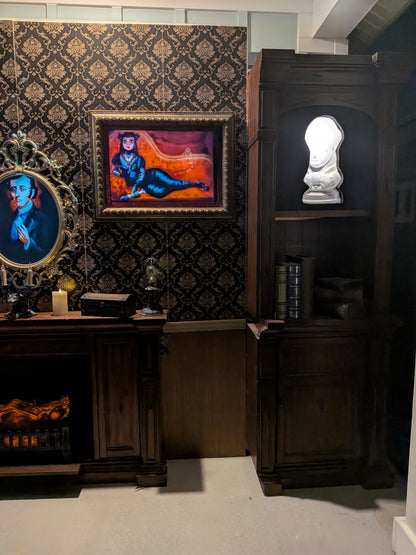 Haunted Mansion Gallery-Library with Animated Portraits