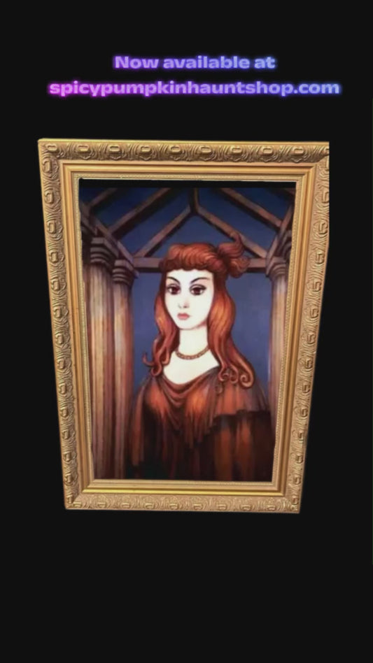 Small Animated Haunted Portrait - with Medusa