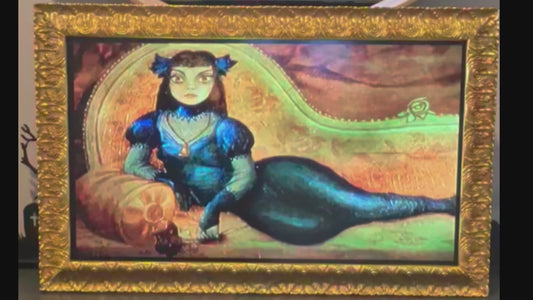 #4102 - Special Edition - HM Werecat Lady Animated Portrait