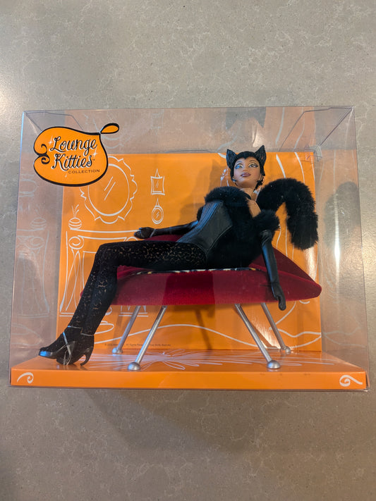 RARE 2003 Lounge Kitties BLACK PANTHER Barbie C3553 NRFB - Factory Sealed w/ Chaise Lounge
